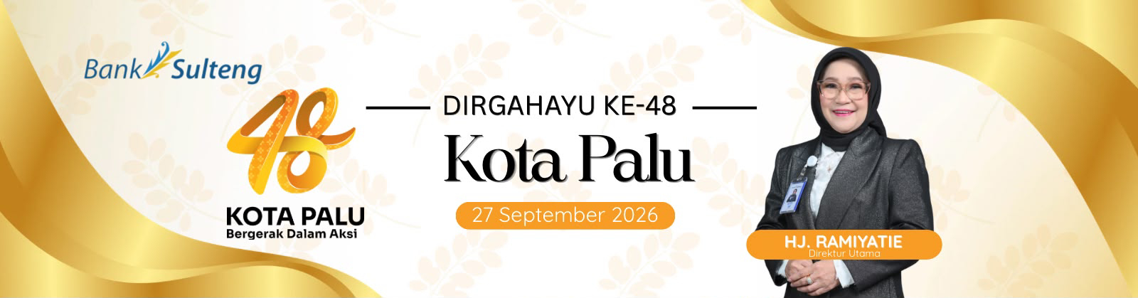 LENGARU.ID - Bank Sulteng HUT Palu