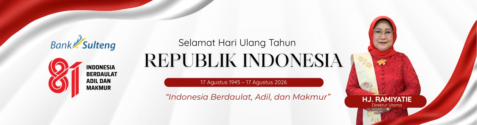 LENGARU.ID - Bank Sulteng HUT RI