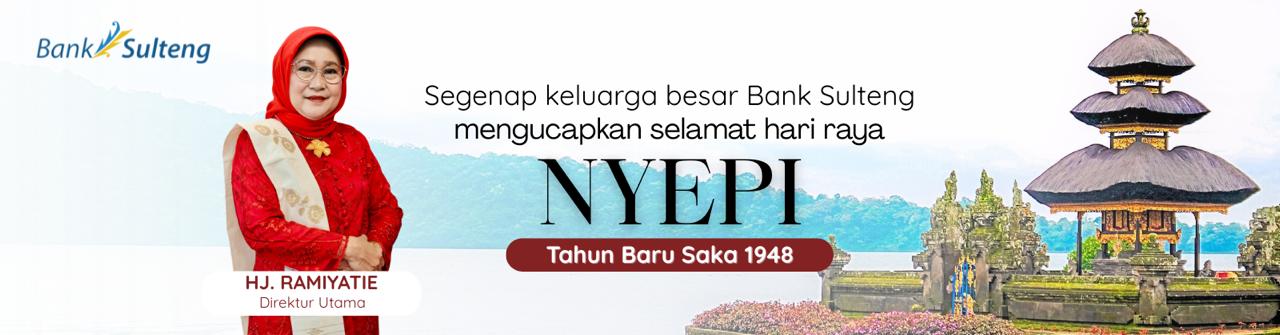 LENGARU.ID - Bank Sulteng Ucapan Nyepi
